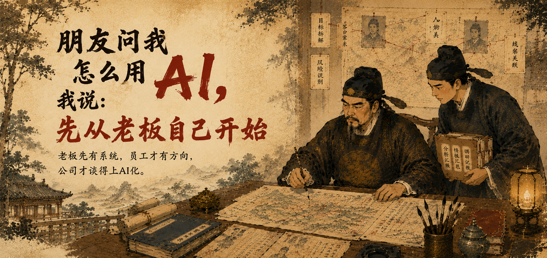 朋友问我怎么用 AI,我说先从老板自己开始