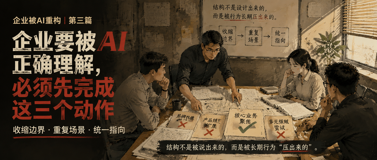 企业要被AI正确理解 - 三个动作